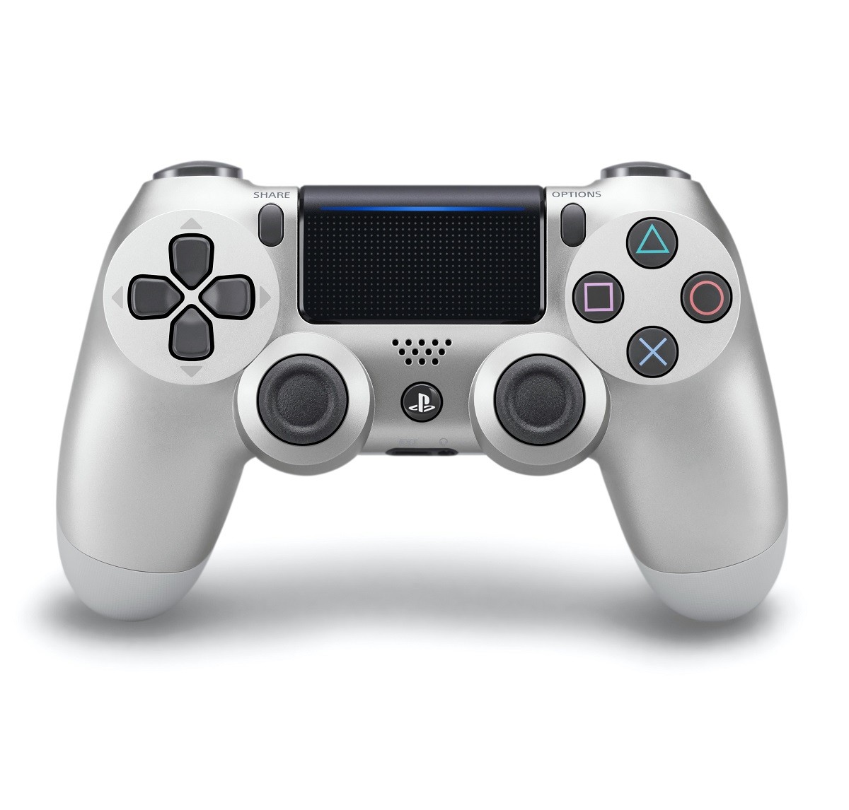 ps4-dualshock4-silver-sosogamesng DUALSHOCK®4 Wireless Controller for PS4™ - Silver - Image 1