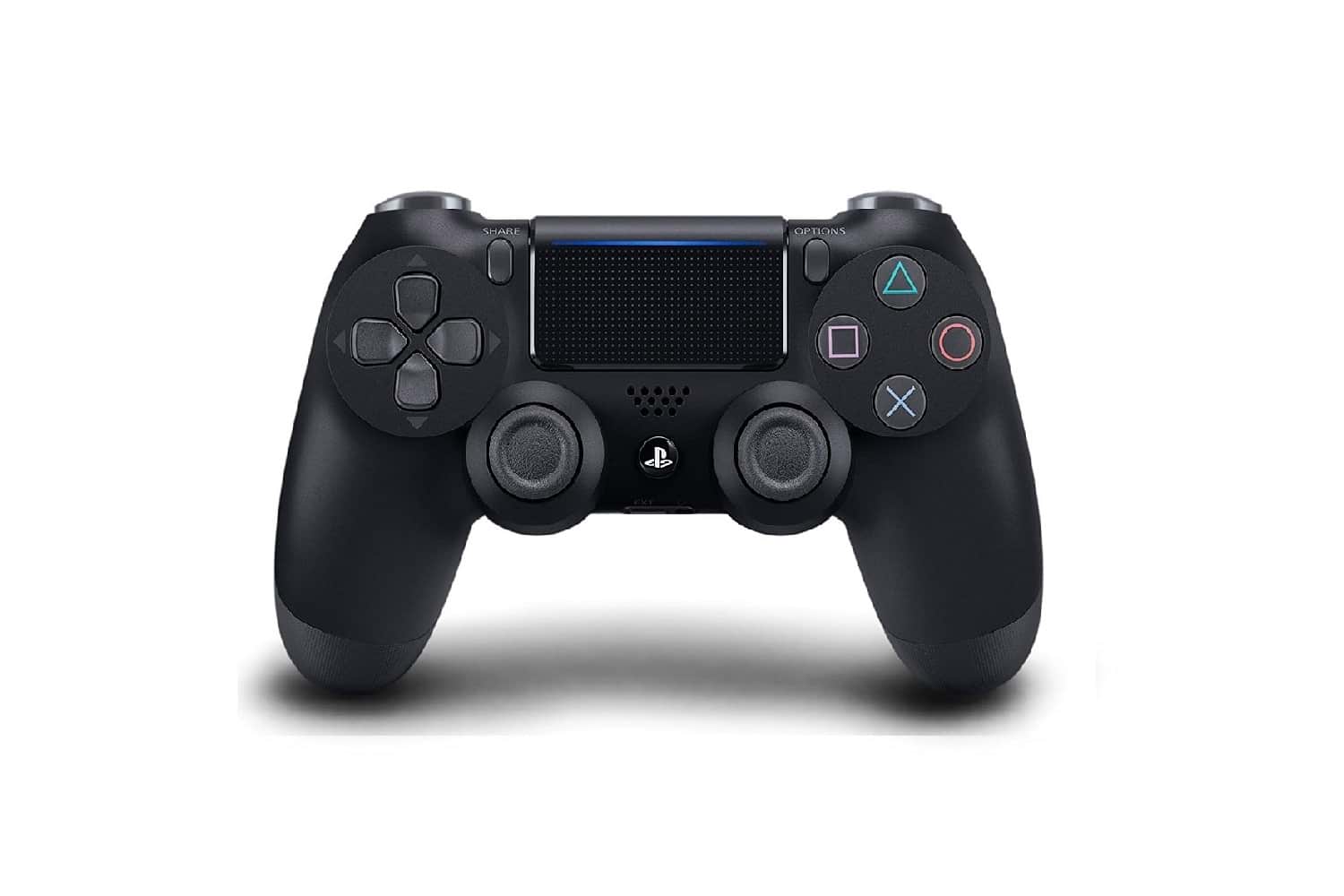 ps4-duashock-black-pad-controller-sosogames DUALSHOCK 4 Wireless Controller for PS4 - Charcoal Black - Image 1