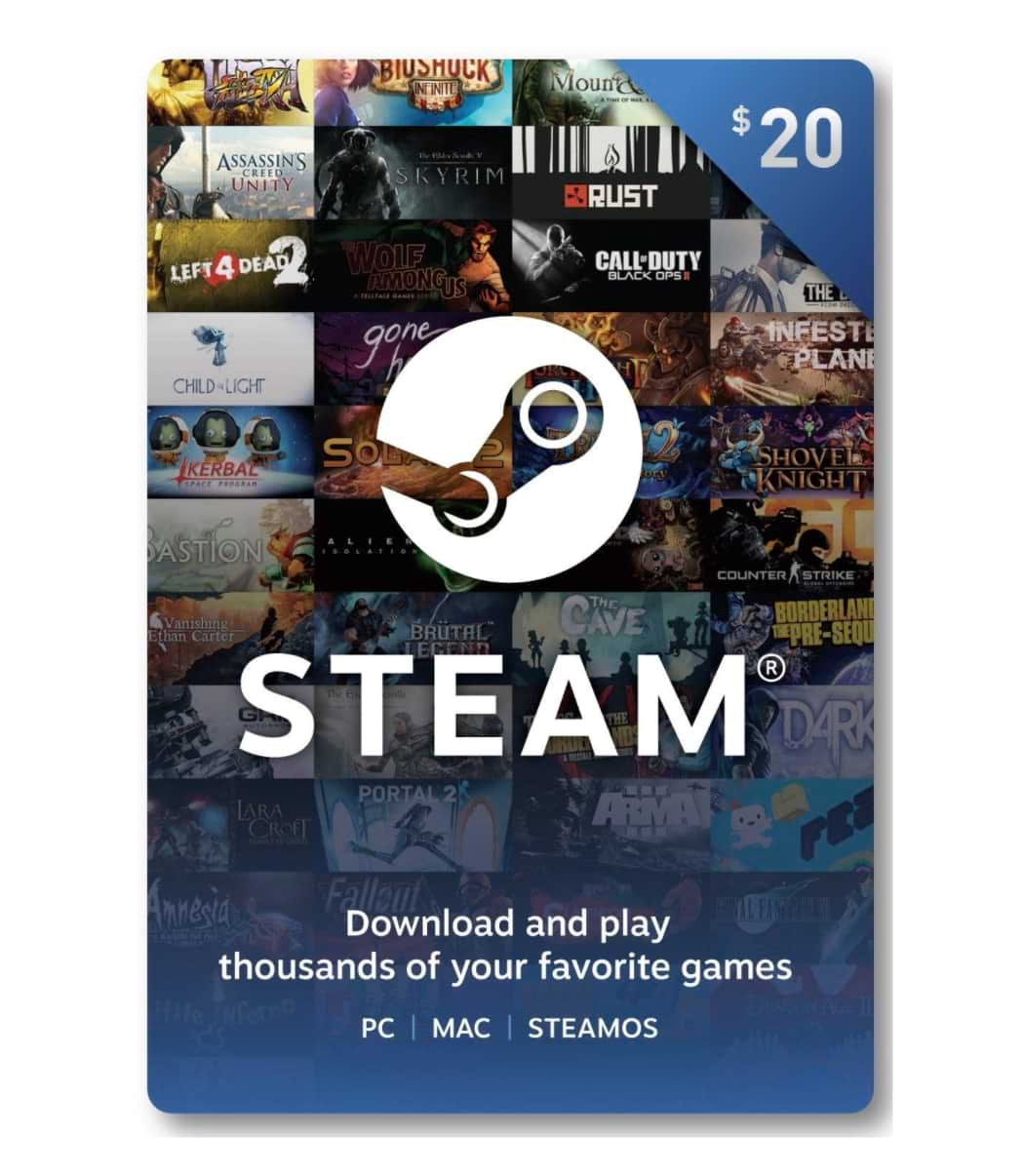 w6EyPvV12YT35wp4rufr9bihHDpRa7bq1IUtrlJi.jpg $20 Steam Wallet Card- (Email Delivery) - Image 1