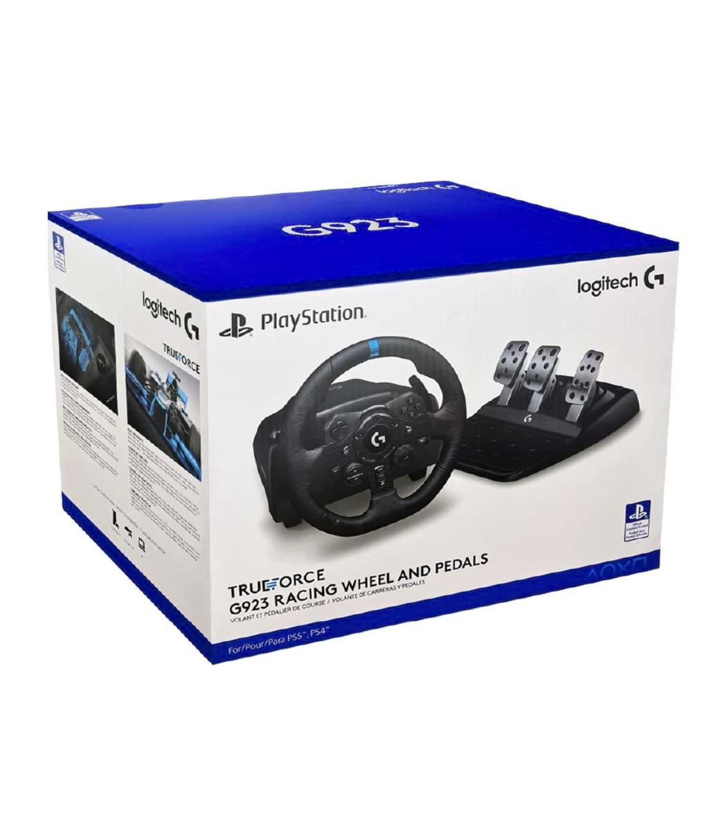 Logitech-g923-sosogames Logitech G923 Driving Force Racing Wheel - TRUEFORCE - Image 1
